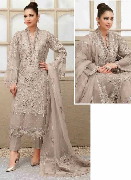 Gray Colour Tawakkal Vol 3 AL Khushbu New Latest Designer Ethnic wear Pakistani Salwar Suit Collection 3028 B